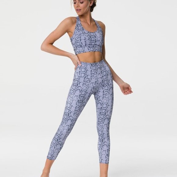 Onzie Pants - ONZIE HIGH BASIC MIDI LEGGING - GRAY COBRA size small/medium